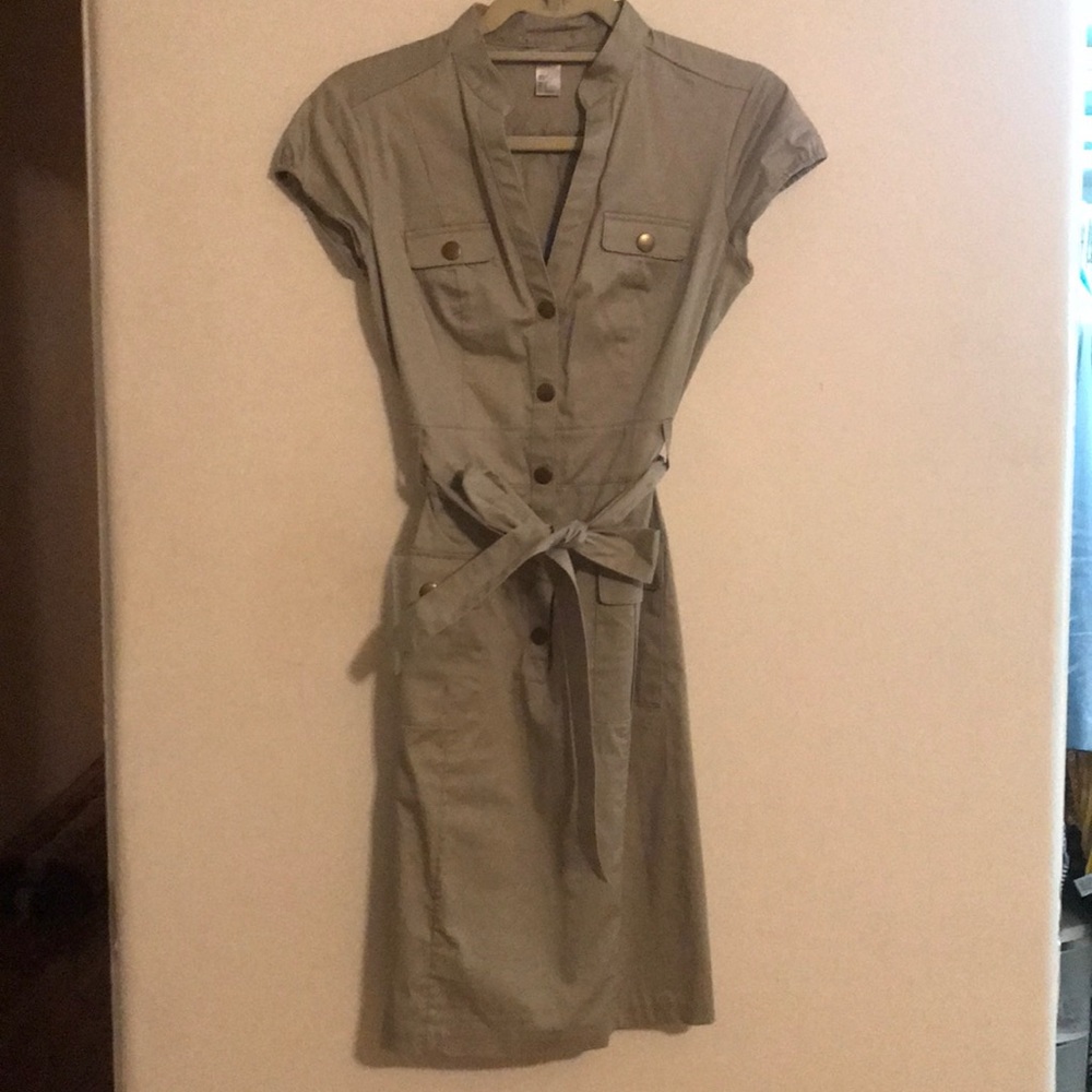 Very cute and sexy khaki dress